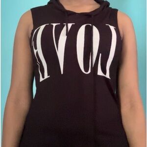 Ocasion • Sleeveless Black Hoodie